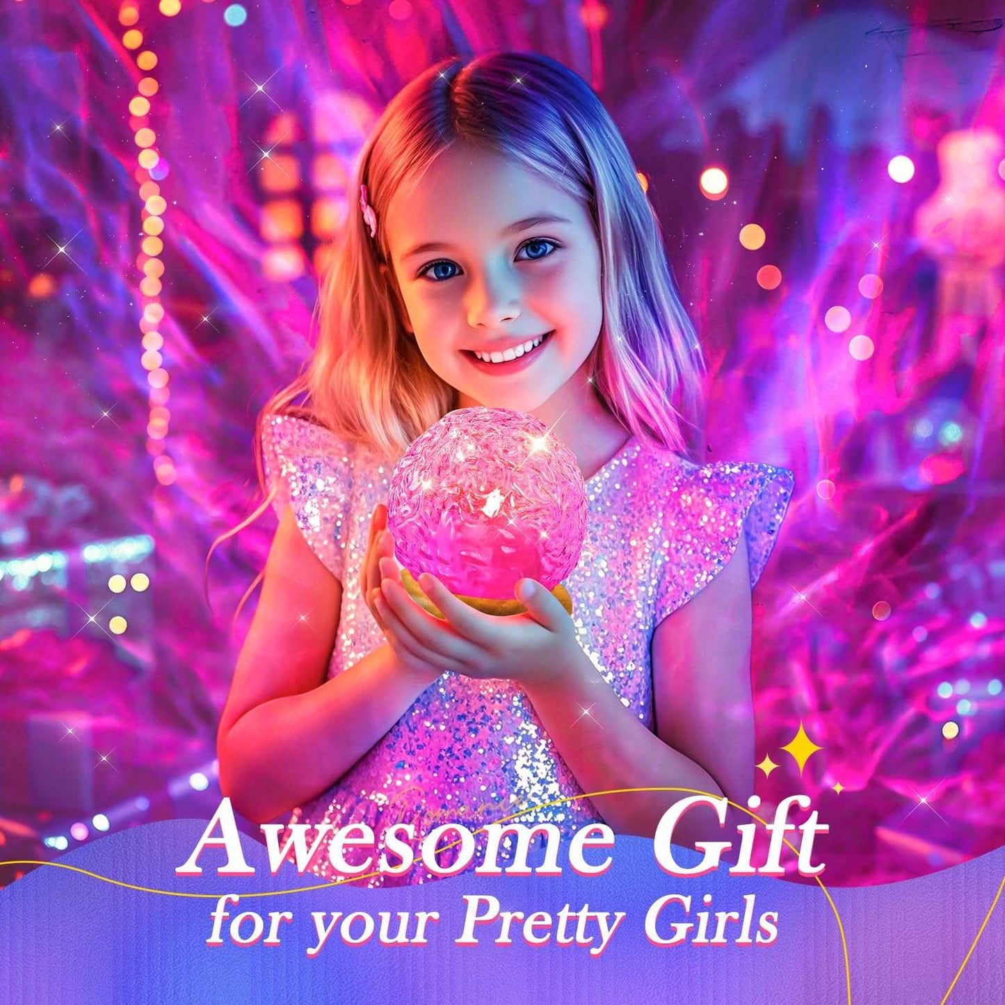 Ambient Lighting, 216 Modes Mood Lighting, 3-In-1 Sunset Lamp & Ocean Lamp & Northern Lights Projector with Remote,Led Lights for Bedroom, Room Lights for Bedroom Decor, Girl Gift