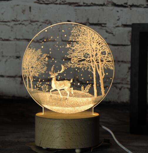 Cute jellyfish lamp glowing softly as a romantic LED night light for children's bedroom decor