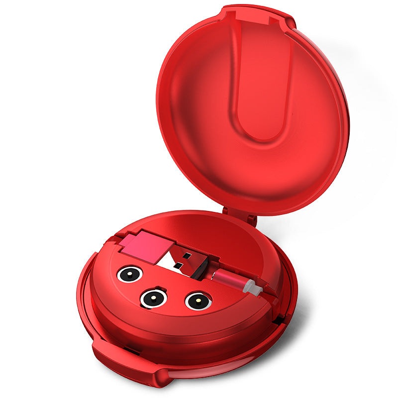 3-in-1 Magnetic Retractable Charger with car holder and fast charging cable