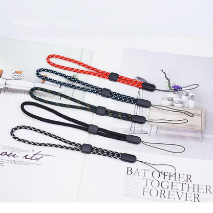 Adjustable nylon mobile phone lanyard wrist strap in multiple colors