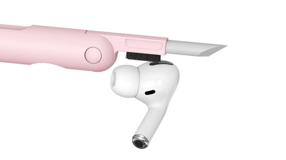 Bluetooth headset cleaning pen and six-piece laptop cleaning kit with brush and empty spray bottle