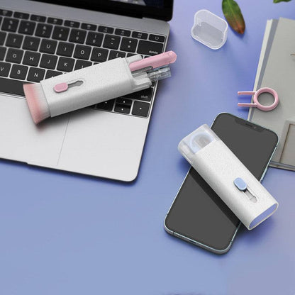 Bluetooth headset cleaning pen with brush and spray bottle laptop cleaning kit set