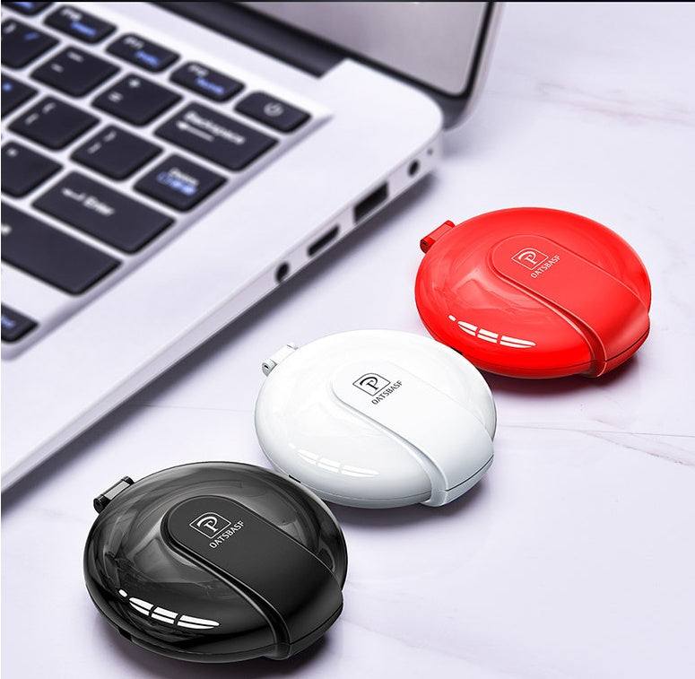 3-in-1 magnetic retractable charger with multifunctional car holder and fast charging cable for all mobile phones