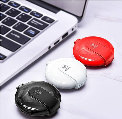 3-in-1 magnetic retractable charger with multifunctional car holder and fast charging cable for all mobile phones