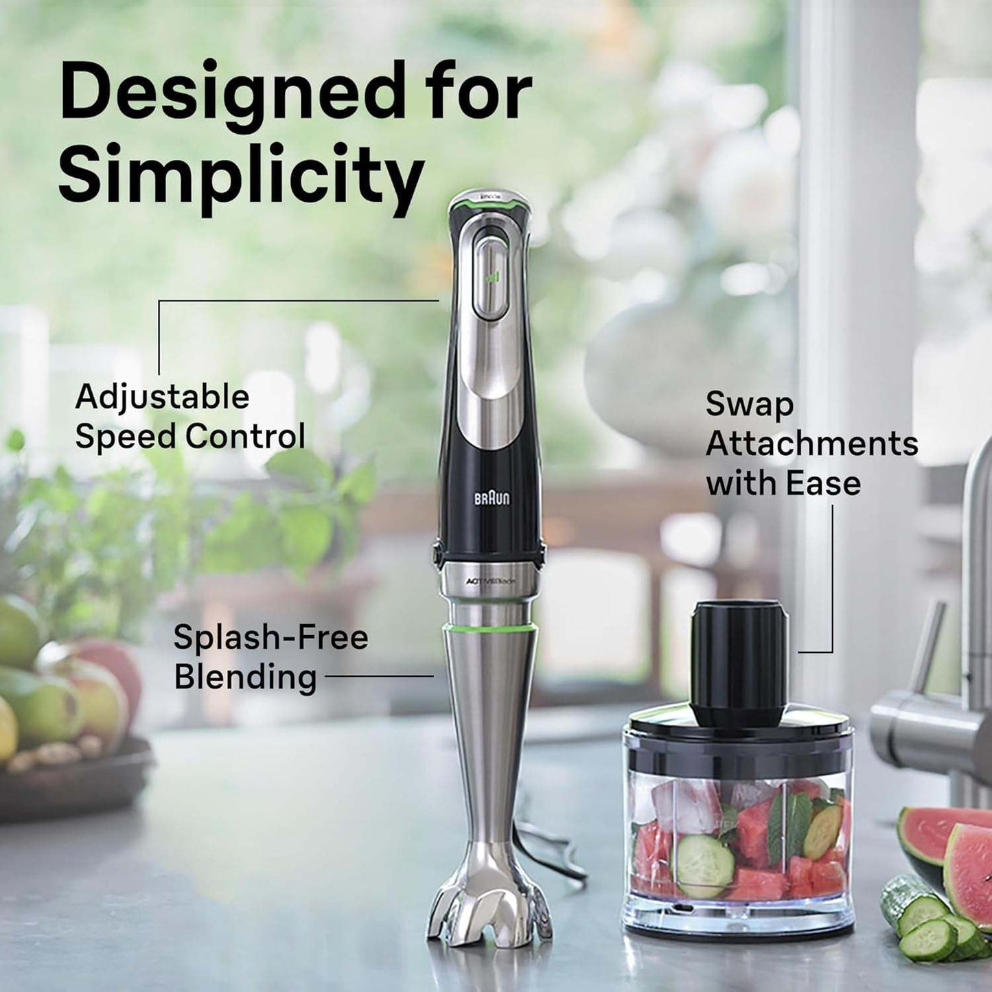Braun MQ9137XI Multiquick 9 Hand Blender with Imode Technology