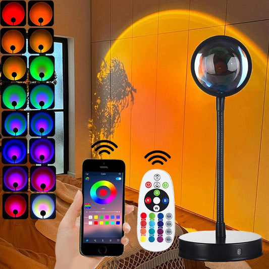 USB Desk Lamp with RGB 16-color soft stick and remote control projector