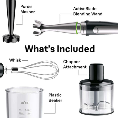 Braun MQ9137XI Multiquick 9 Hand Blender with Imode Technology