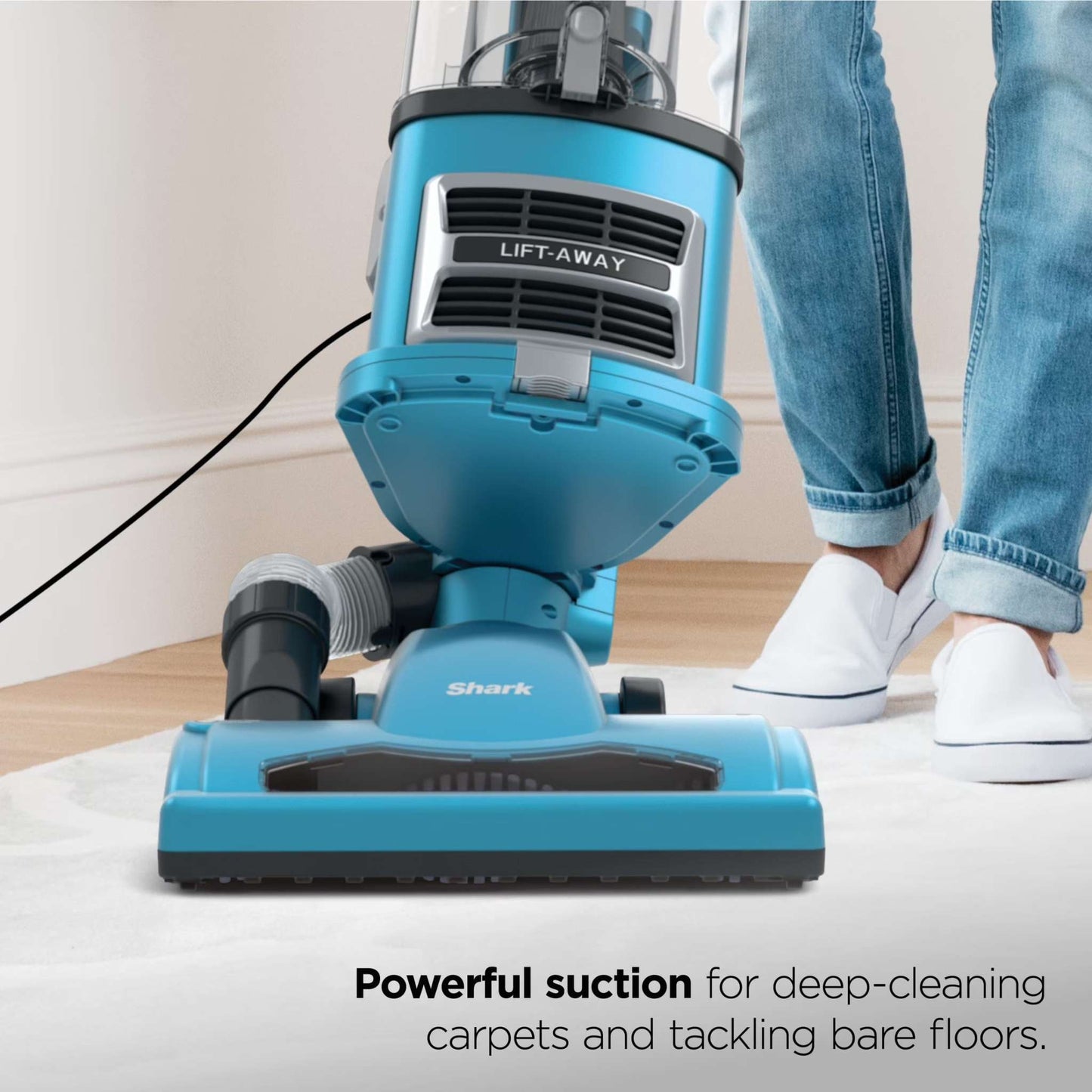 Navigator Lift-Away Upright Vacuum, Pet Friendly, Bristle Brushroll, NV380 Teal