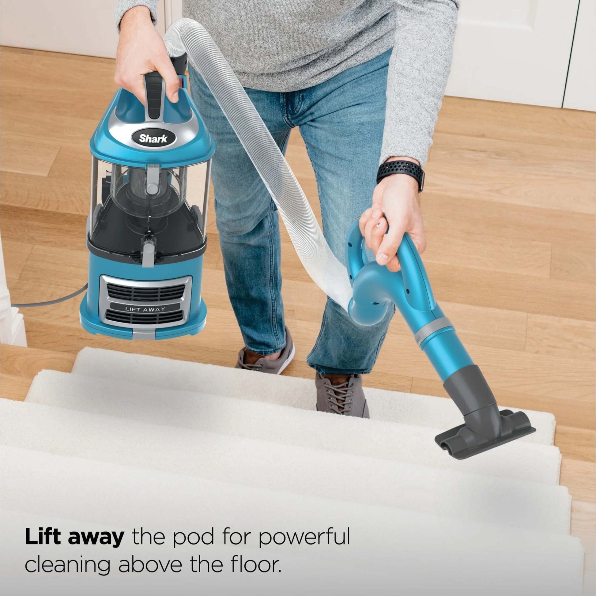Navigator Lift-Away Upright Vacuum, Pet Friendly, Bristle Brushroll, NV380 Teal