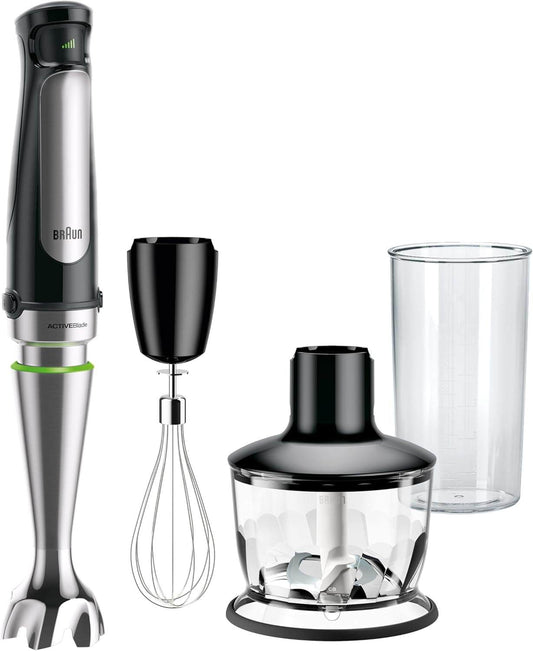 Braun Multiquick 7 immersion blender with food processor and Easy SmartSpeed technology for versatile kitchen tasks