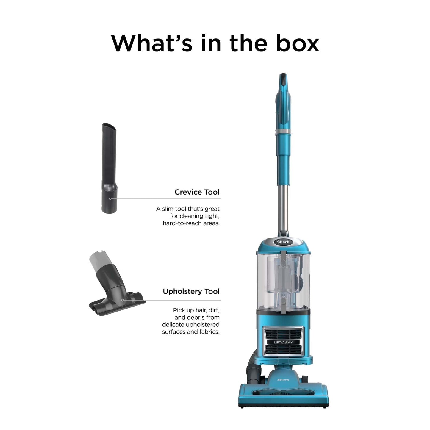 Navigator Lift-Away Upright Vacuum, Pet Friendly, Bristle Brushroll, NV380 Teal
