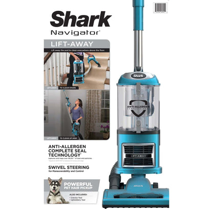 Navigator Lift-Away Upright Vacuum, Pet Friendly, Bristle Brushroll, NV380 Teal